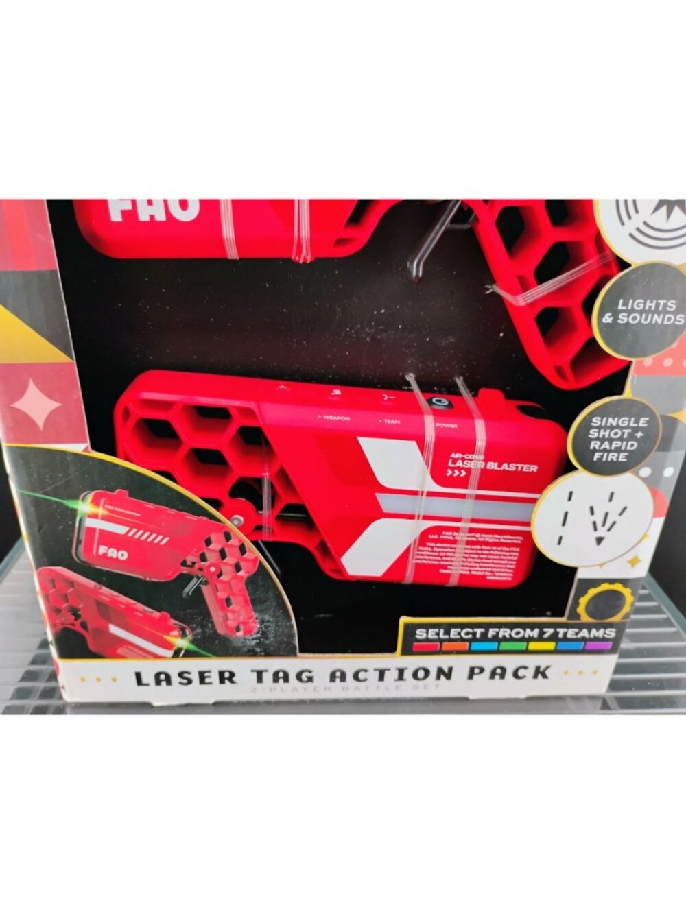 FAO Schwarz Laser Tag Action Pack 2-Player Battle Set - Picture 4 of 9